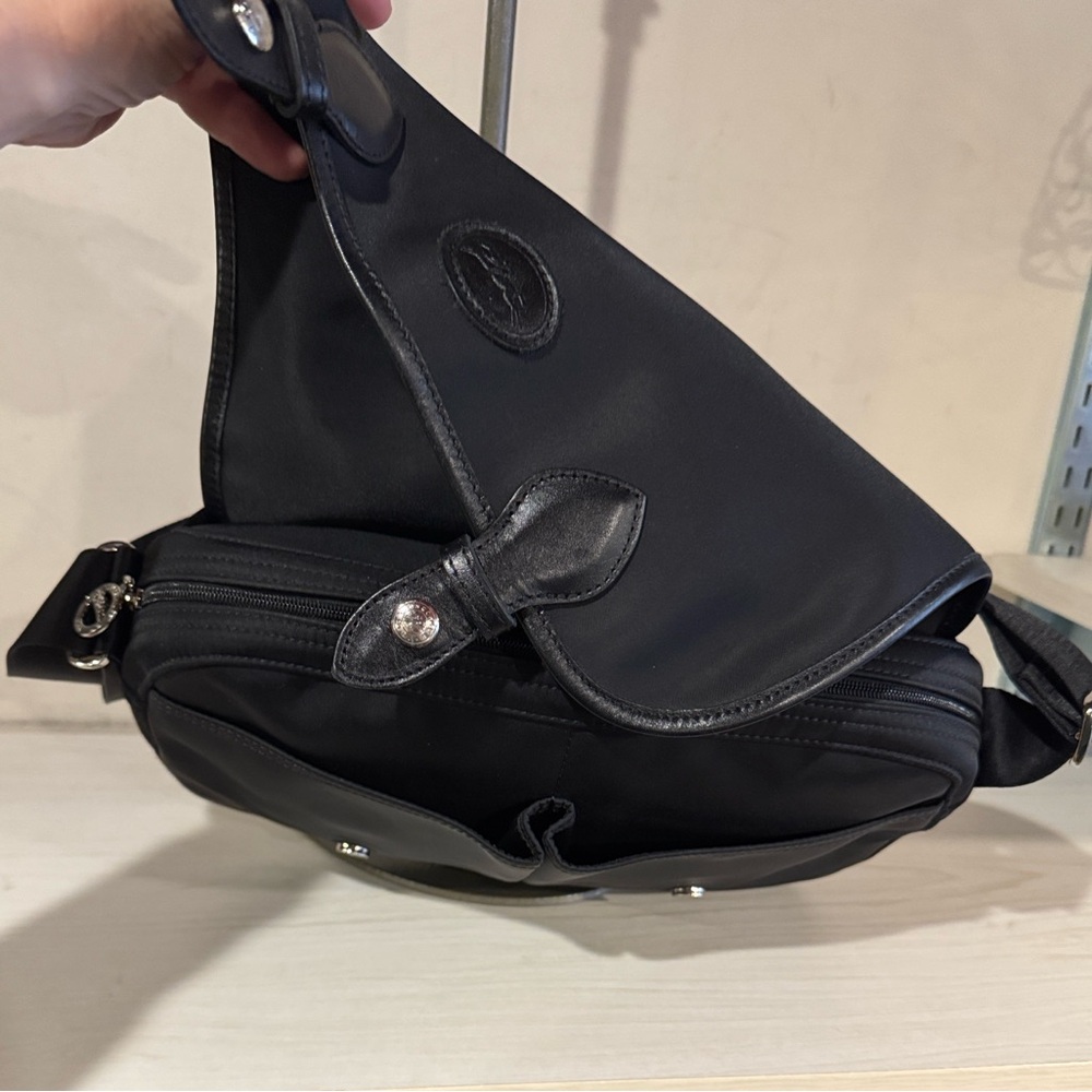 LONGCHAMP Le Pliage Black Messenger Bag - Picture 5 of 8